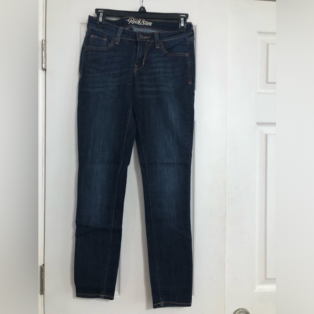 Old Navy rockstar jeans women’s size for regular dark Wash‎ low rise
